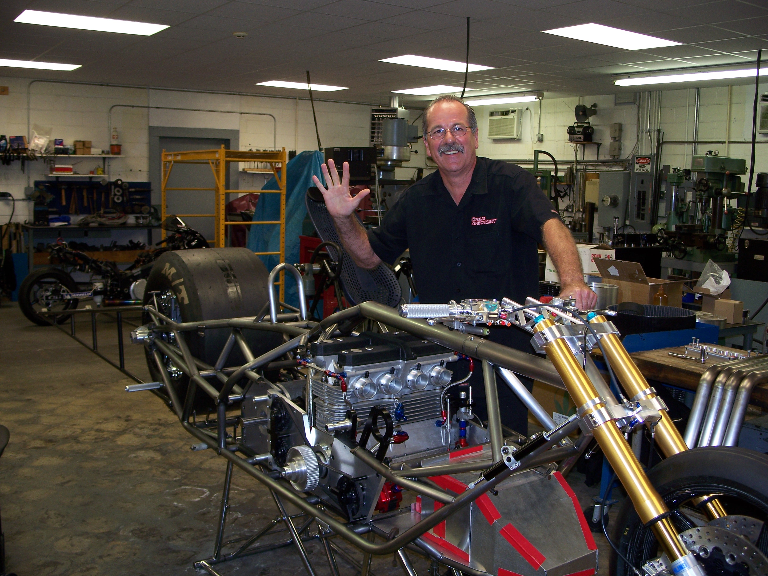 Spy Photos – Larry “Spiderman” McBride's New Top Fuel Dragbike ...