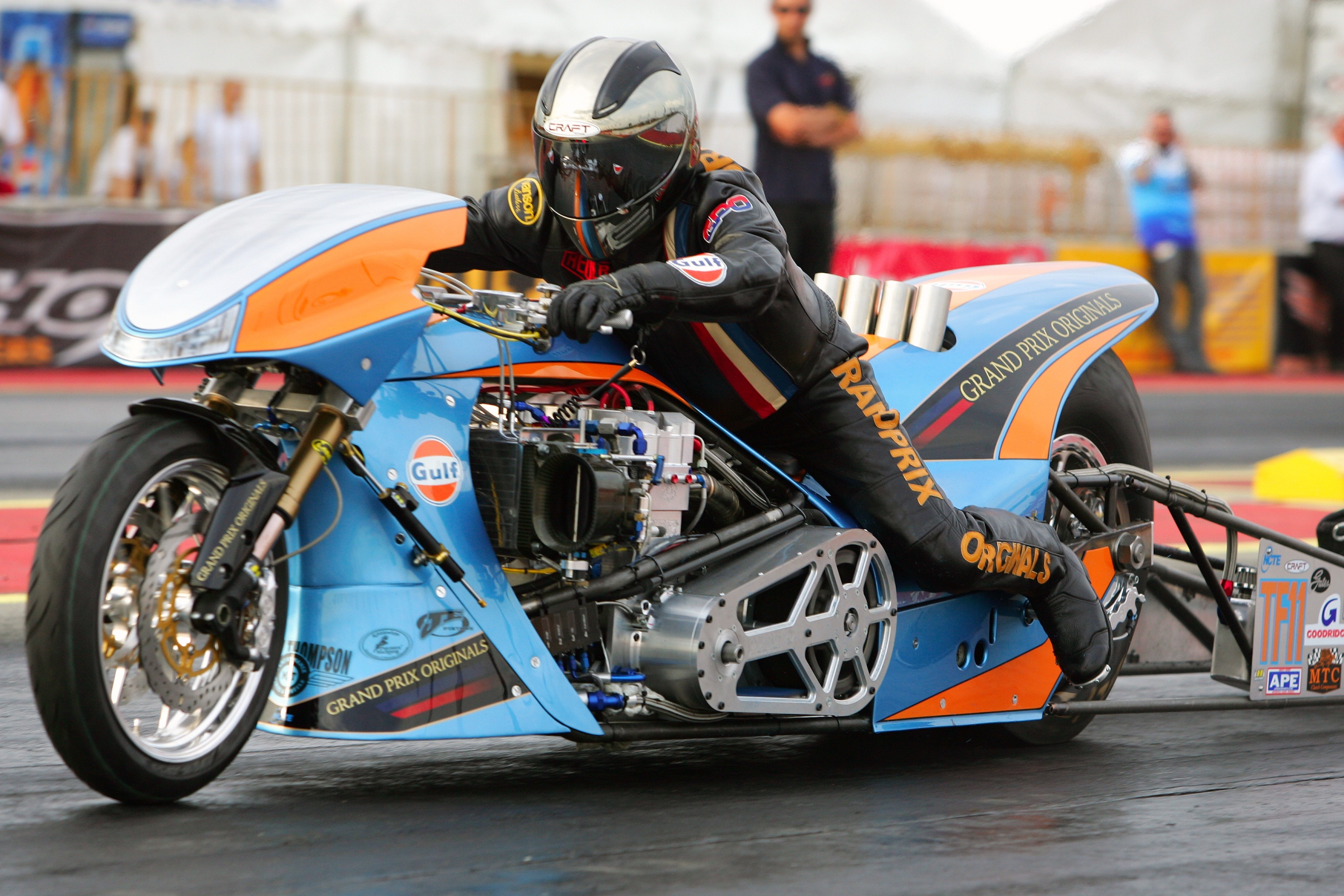 King Debuts Gulf Oil Top Fuel Bike Dragbike News