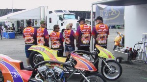 Johnny Vickers and the Hawaya Racing Team