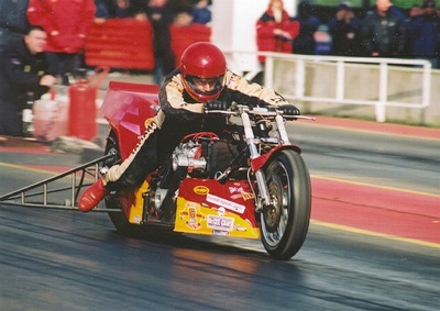 Brian Johsnon Top Fuel Dragbike