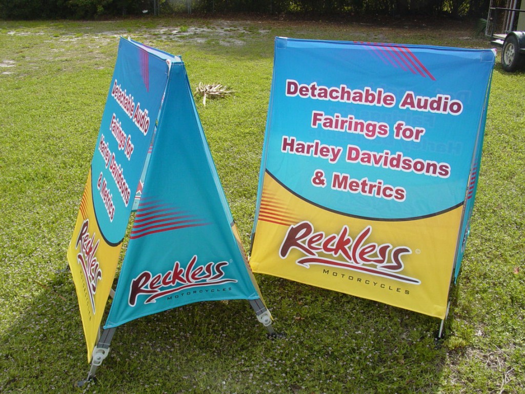 Portable Shade Pit Signs