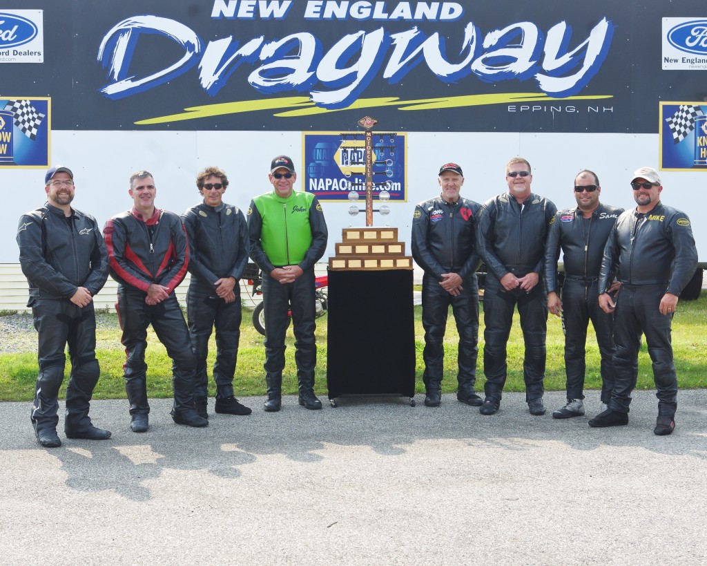 New England Dragway Motorcycle Masters racers