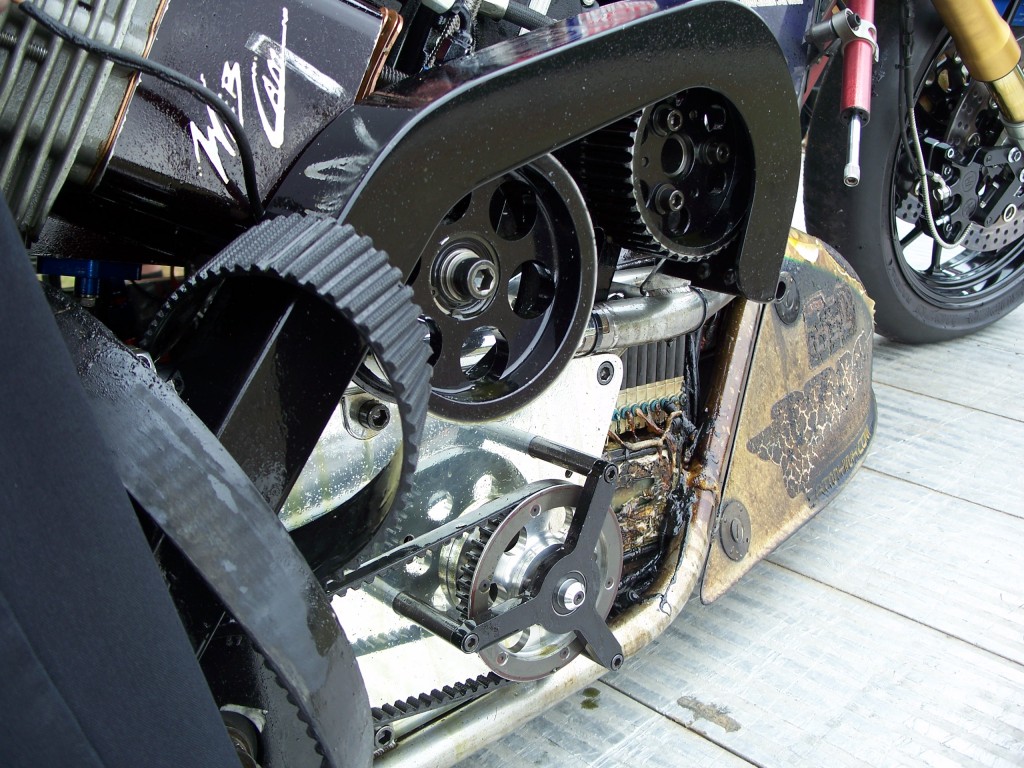 Larry McBride Engine Dammage