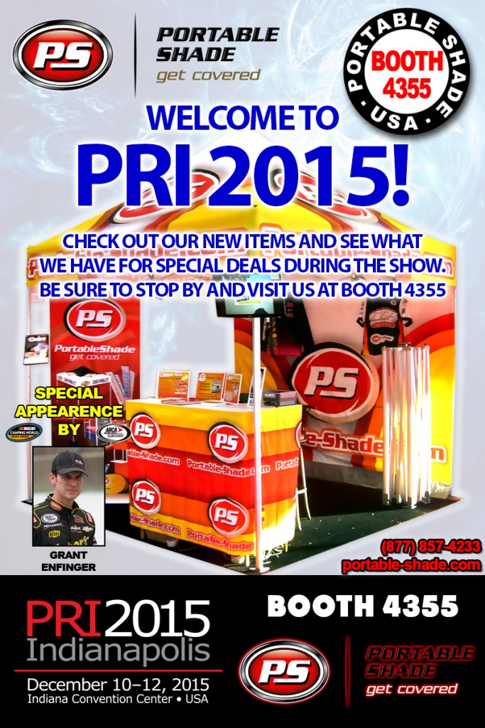 Portable Shade at PRI Show