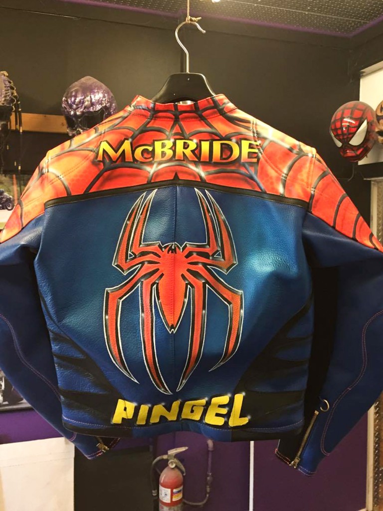 Larry McBride New Leathers- Jacket Back