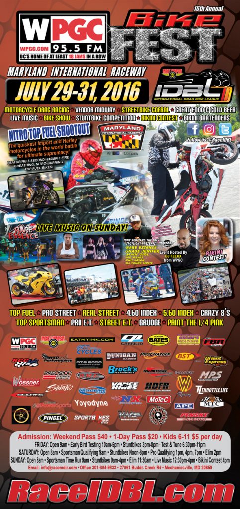 2016 IDBL WPGC Bike Fest