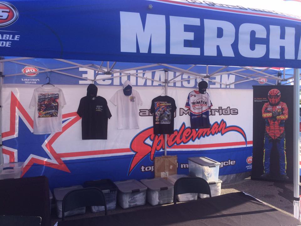 Larry McBride Merchandise Tent