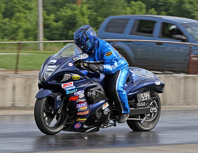 Brown Doubles, Paquette Streaks at NHDRO Louisville Dragbike Race – Drag Bike News