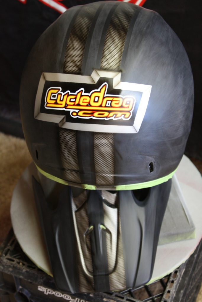 Cycledrag.com dirtbike Helmet in progress 3