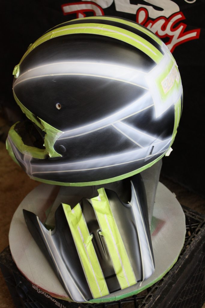 Cycledrag.com dirtbike Helmet in progress 4