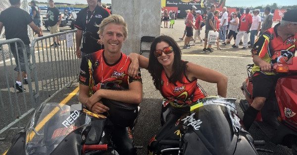 Cory Reed and Angelle Sampey
