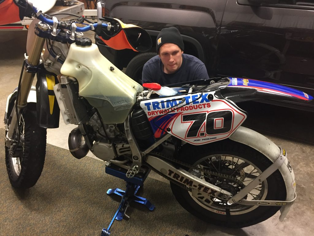 Joe Koenig Ice racer YZ 285