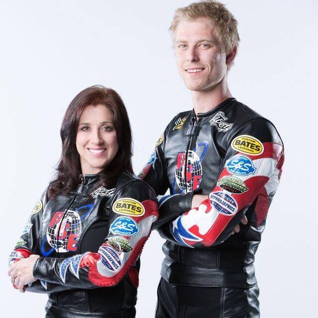 Angelle Sampey and Cory Reed