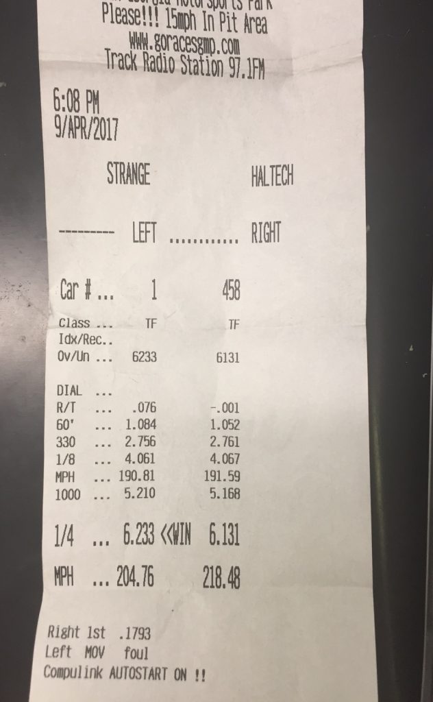 Final Round Time Ticket - Larry McBride vs. Sam Wills