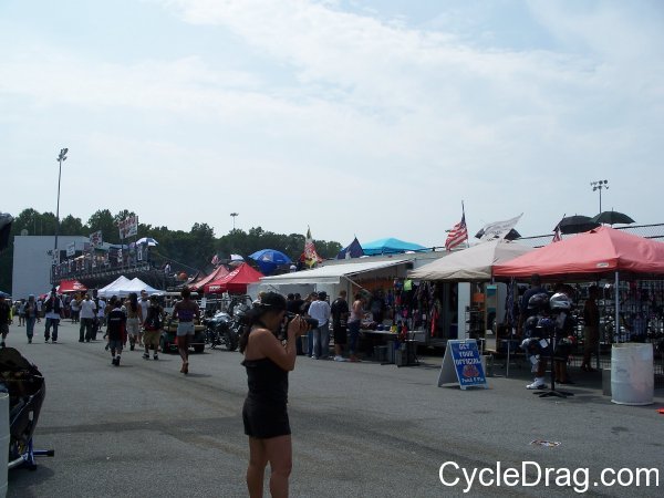 Motorcycle Drag Race Pits