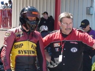 Walt Timblin, Travis Davis Dragbike racing