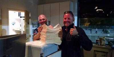 MIR's Jason Miller and Chris Miller count entries