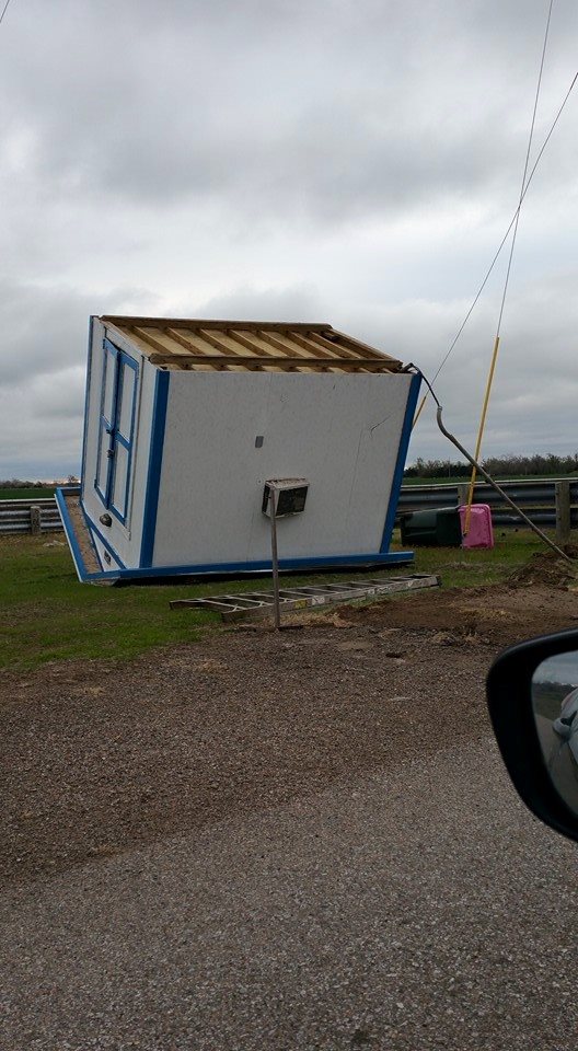 Kansas International Dragway Damage