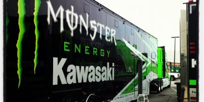 Kawasaki Racing Trailer