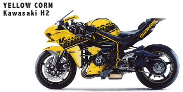 Yellow Corn Kawasaki H2