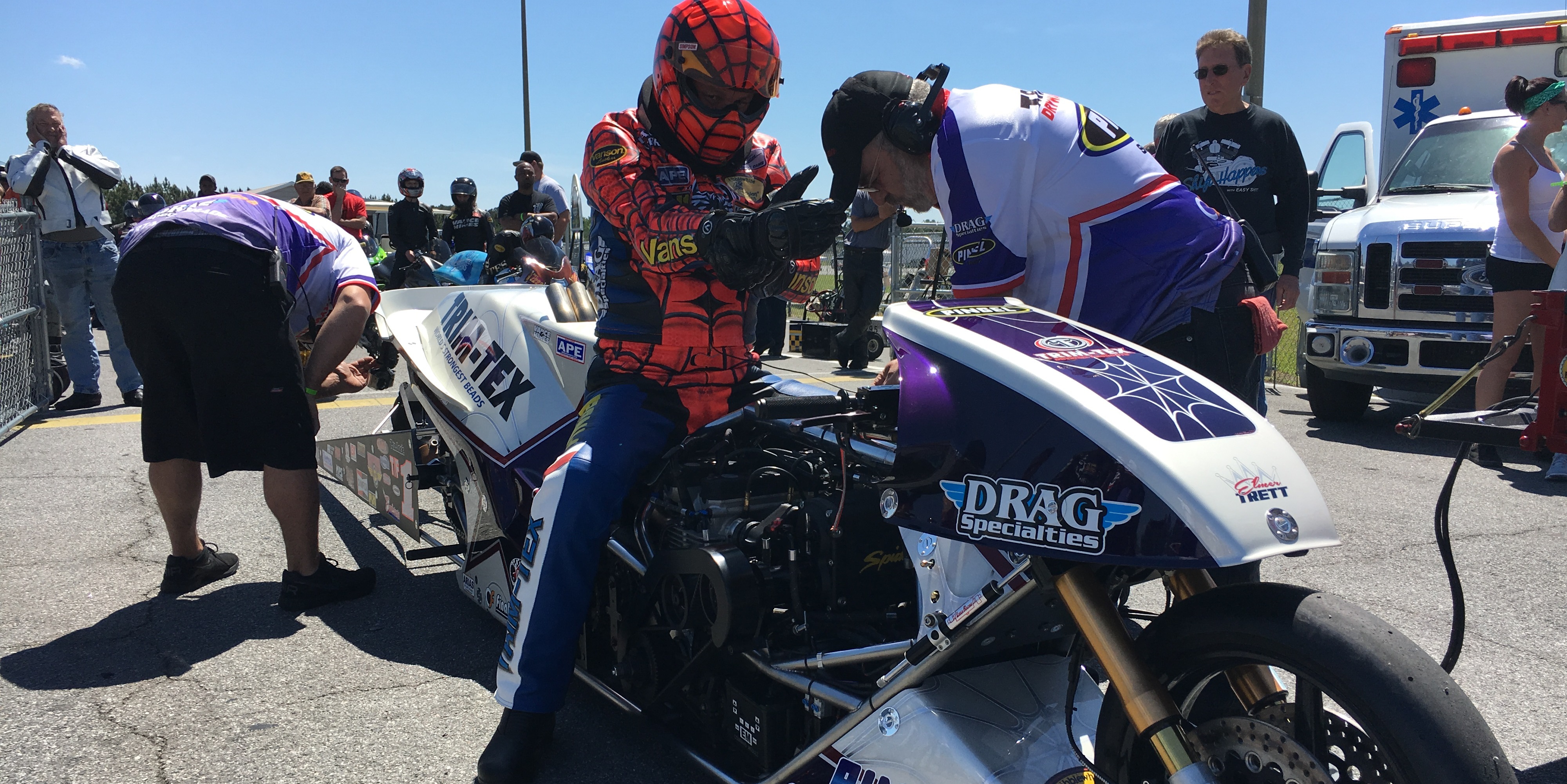 Larry McBride New Top Fuel Motorcycle