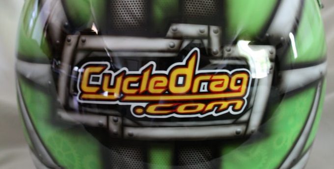 Cycledrag.com Custom Painted Helmet
