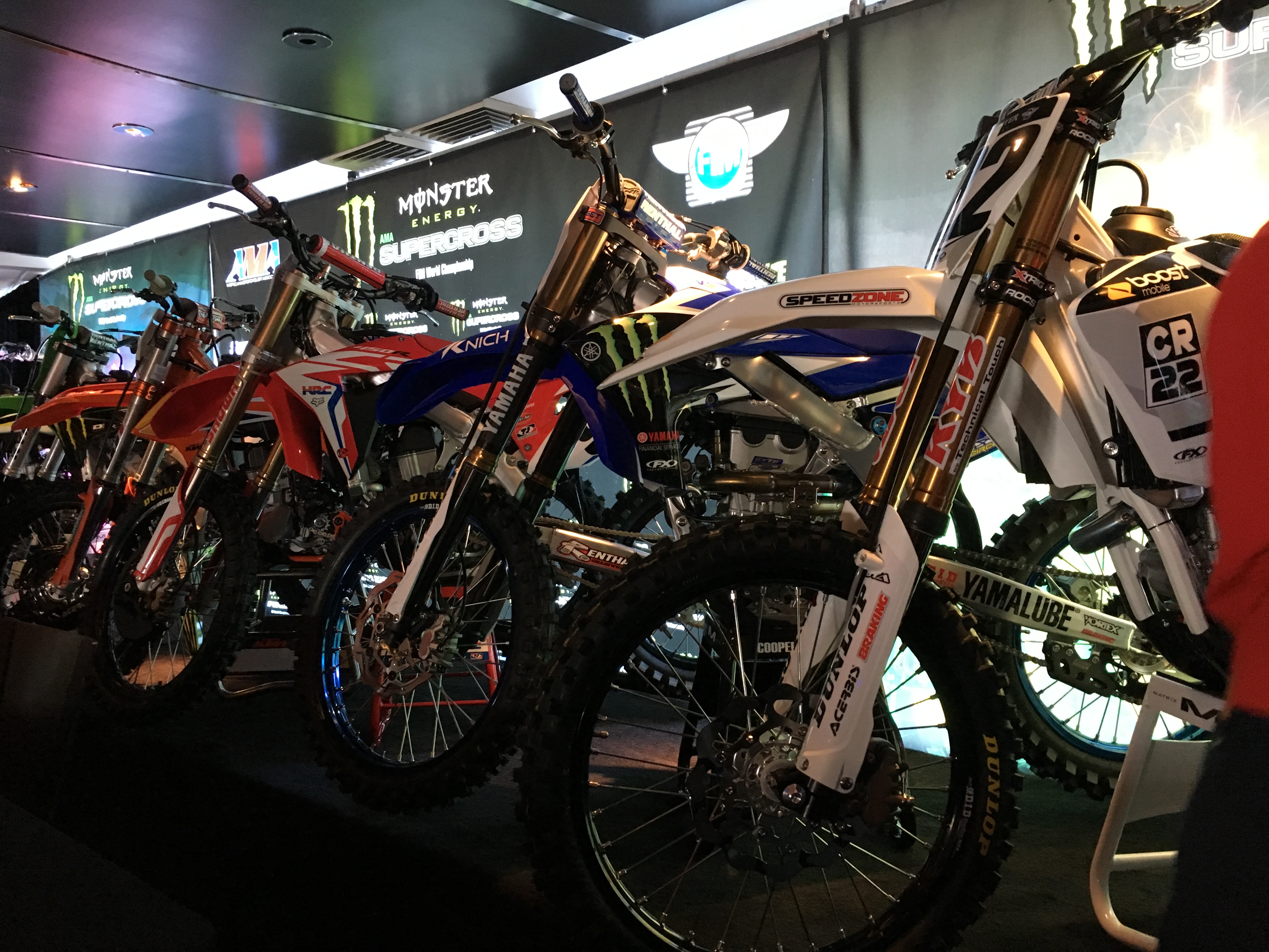 Supercross 2018 Bikes