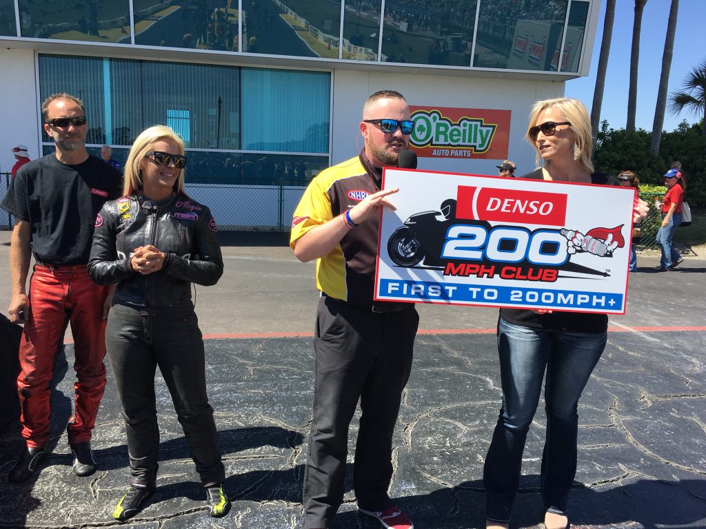 Denso Pro Stock Motorcycle 200 MPH Club