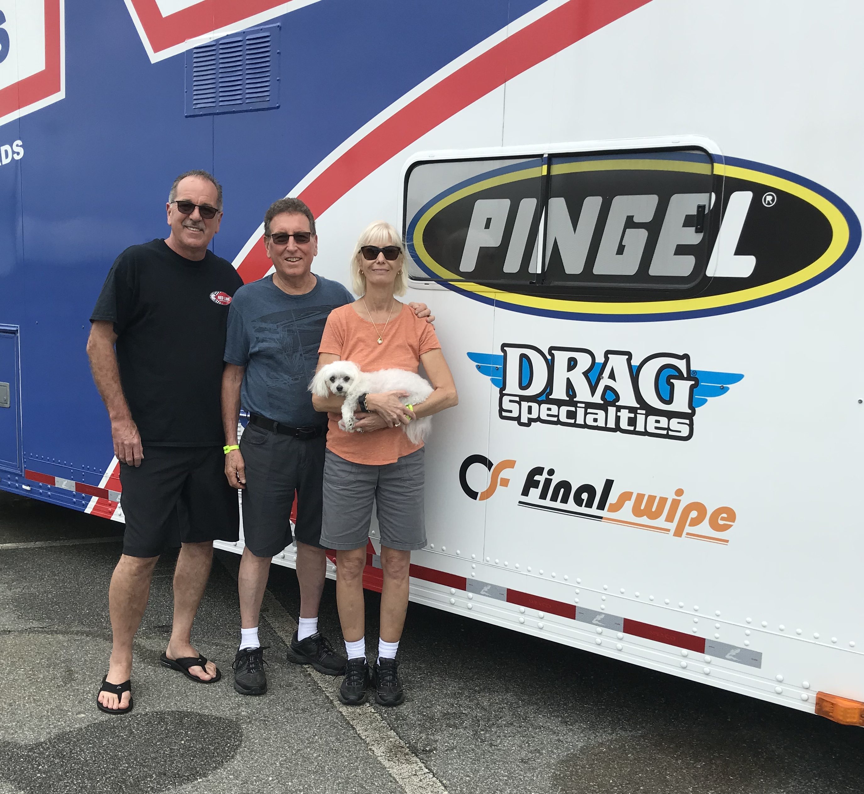 Larry McBride, Wayne and Donna Pingel