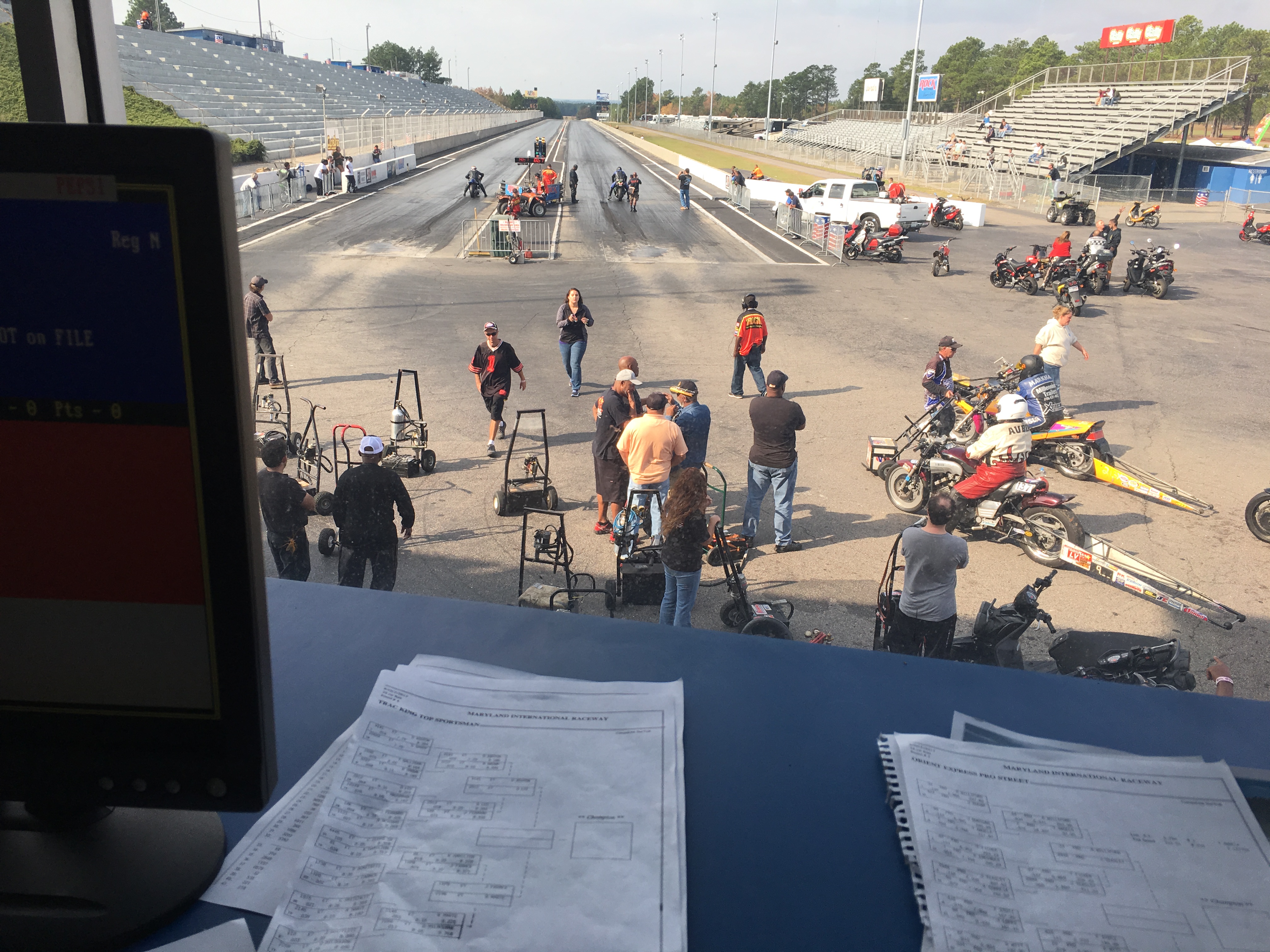 Dragbike Racing Announcer