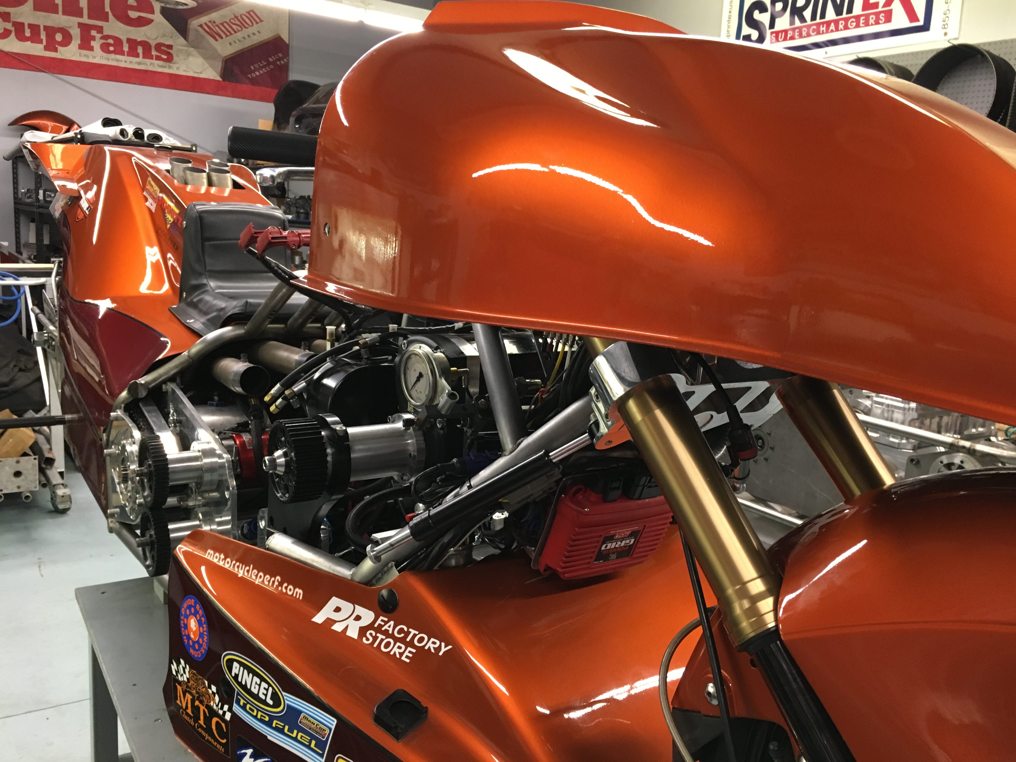 Sam Wills Top Fuel Motorcycle