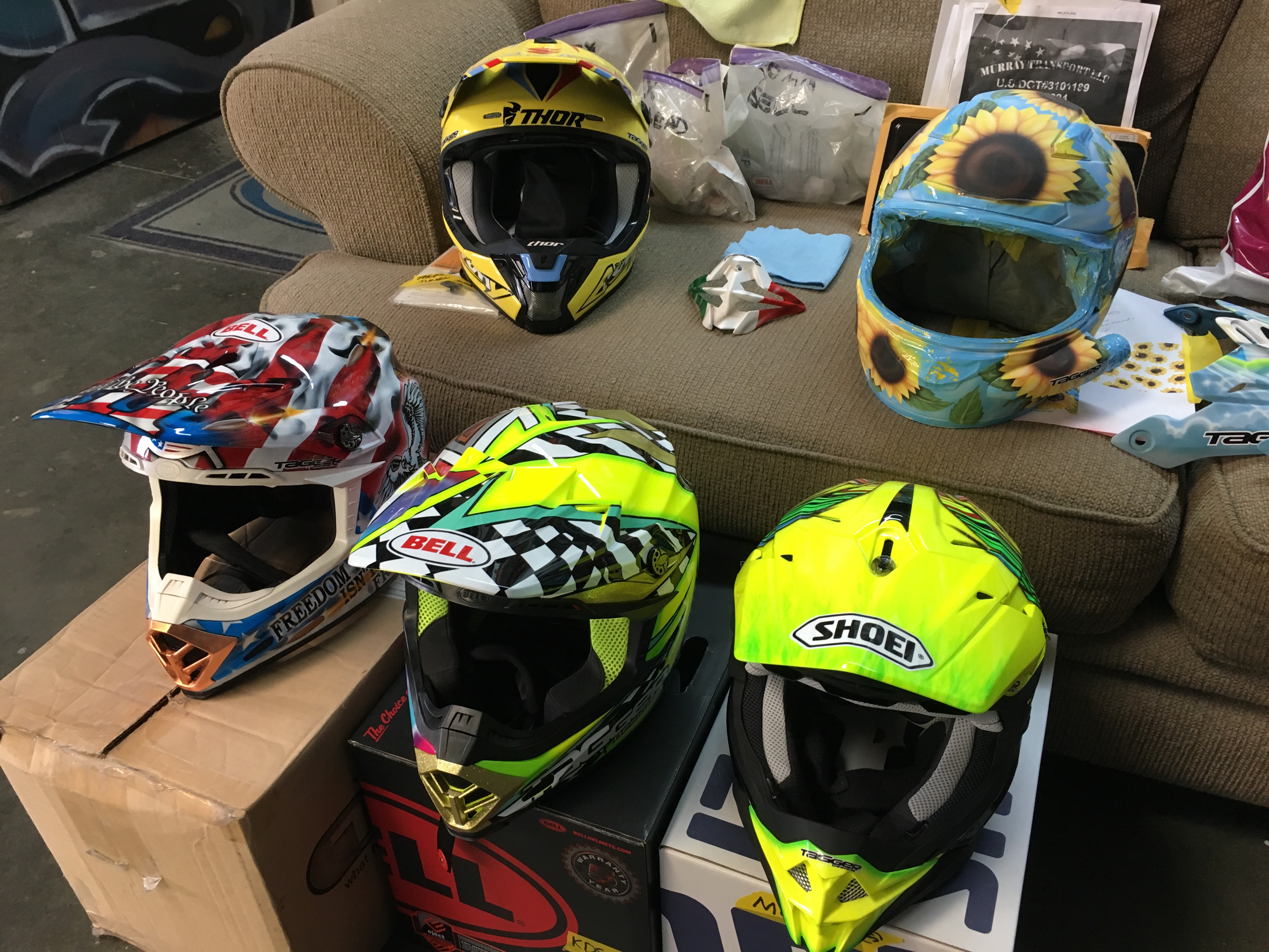 Tagger Designs Helmets