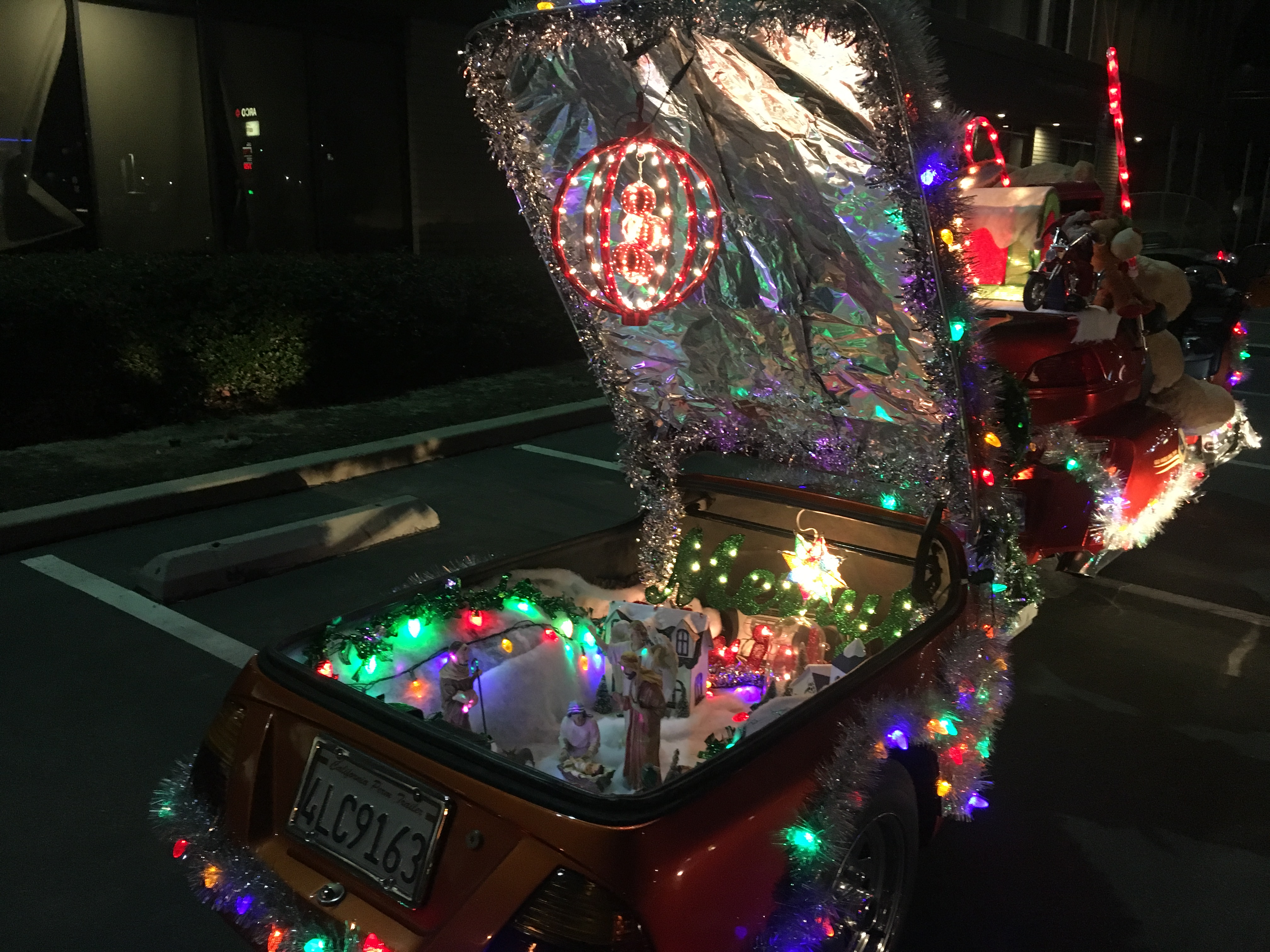 Christmas Motorcycle Nativity Scene