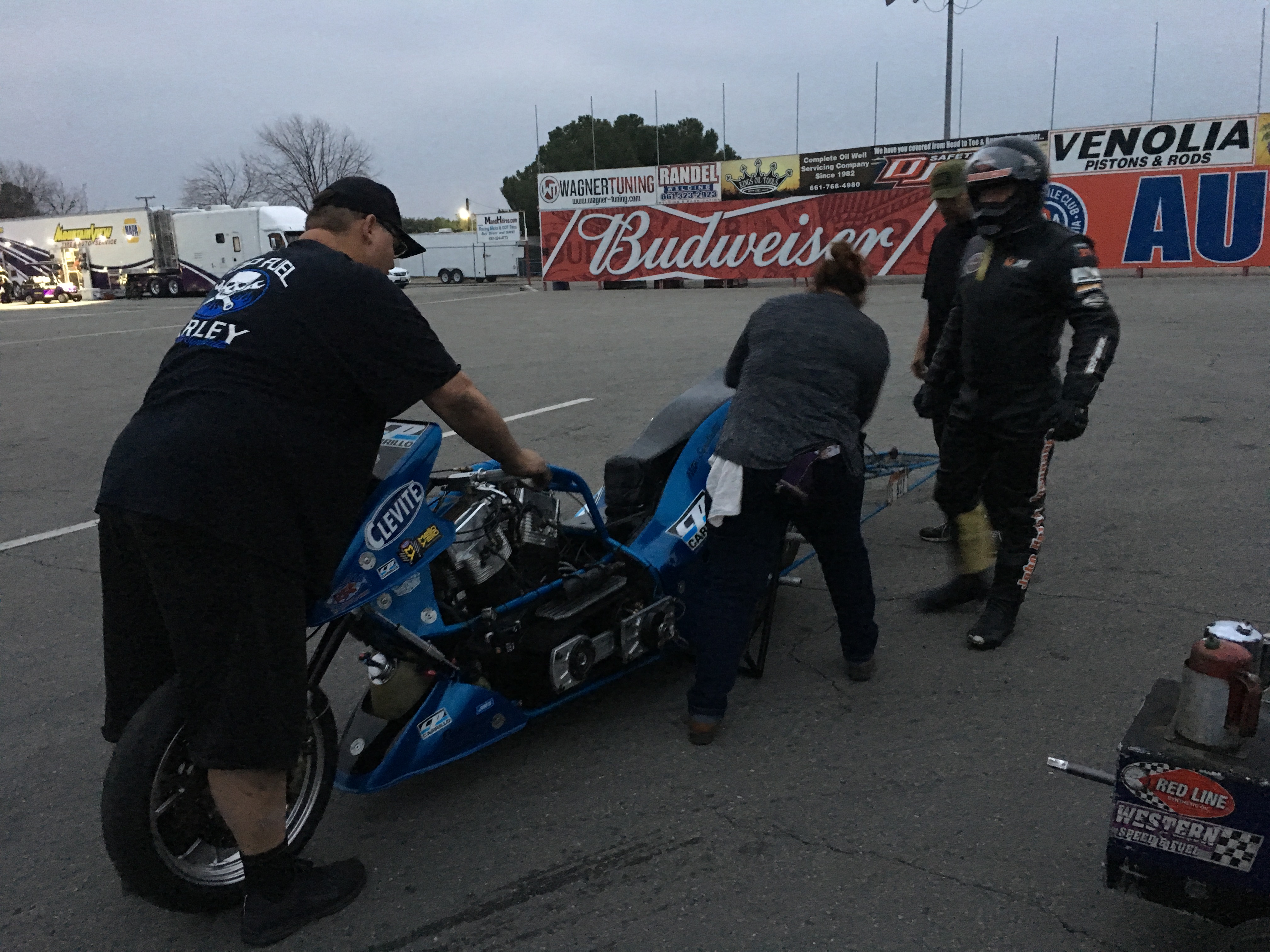 Famoso Dragway Nitro Harley Test