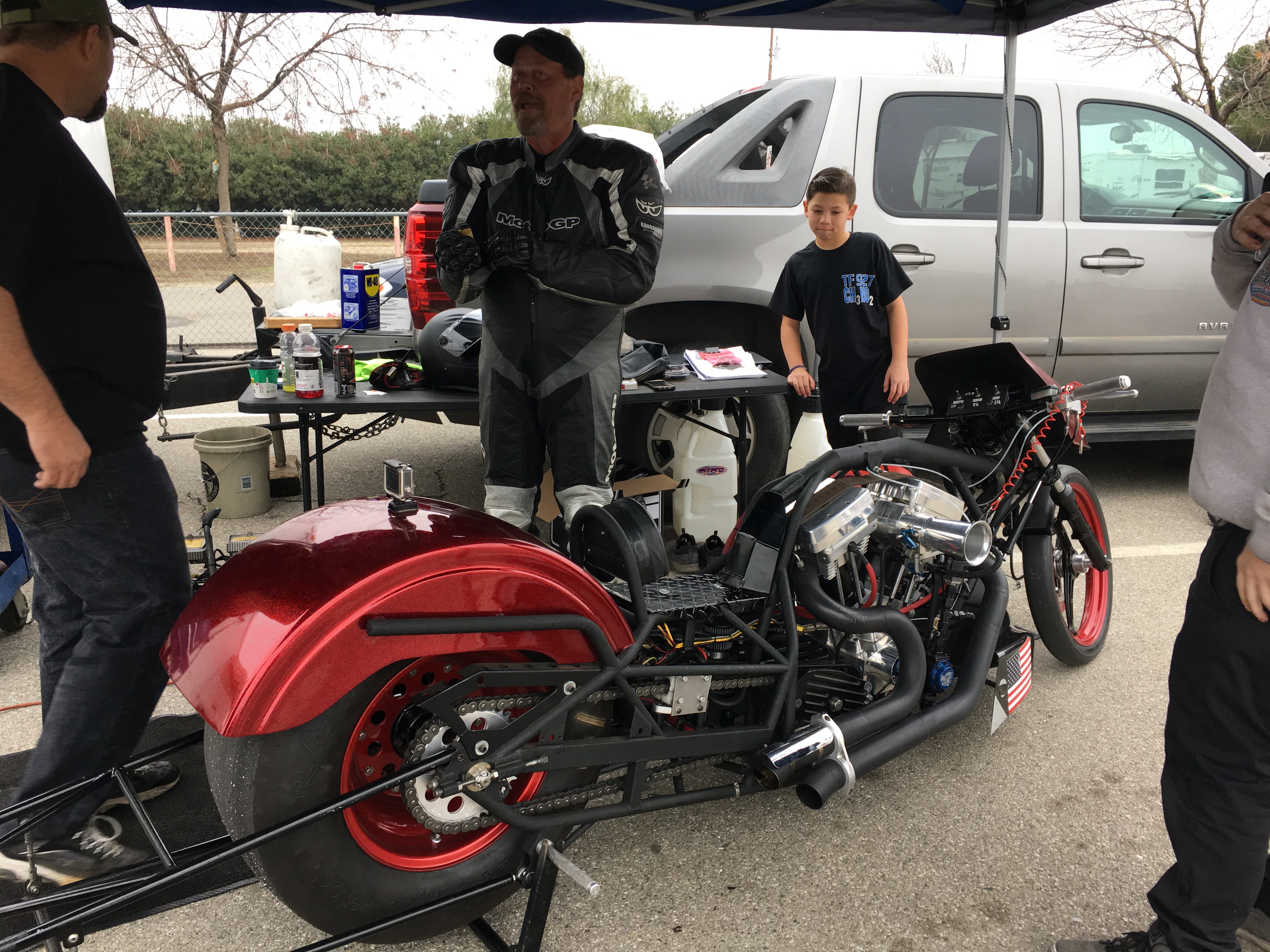 Famoso Dragway Nitro Harley Test