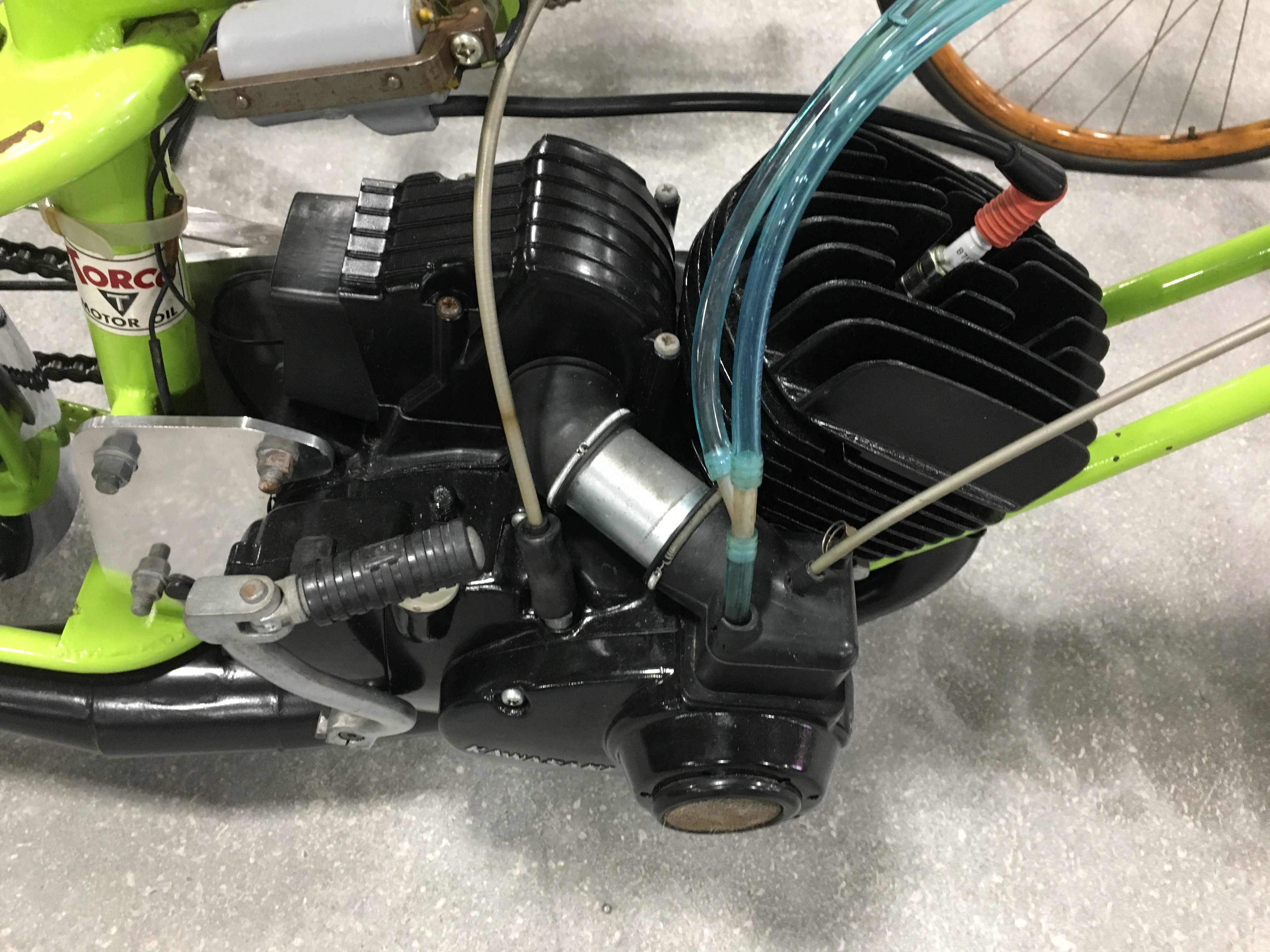 Kawasaki 100 c.c. Dragbike motor