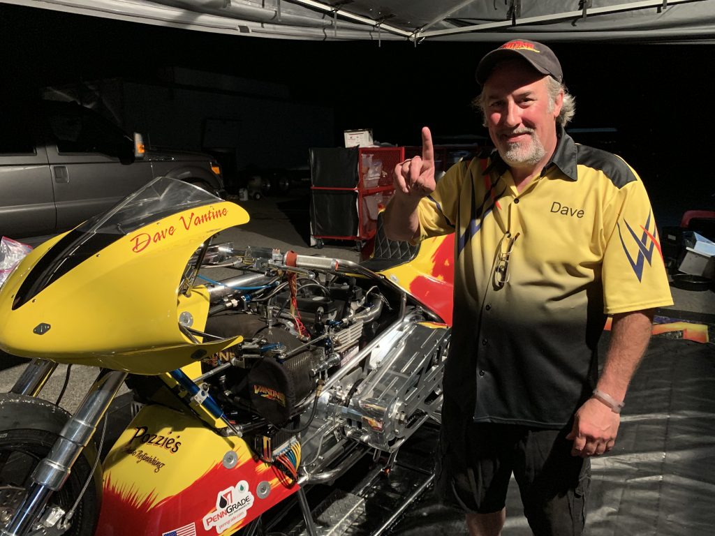 Dave Vantine Top Fuel Motorcycle