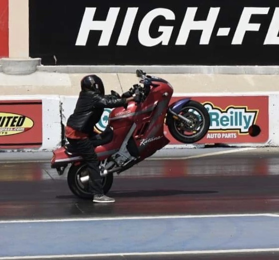 Motorcycle Wheelie Crash