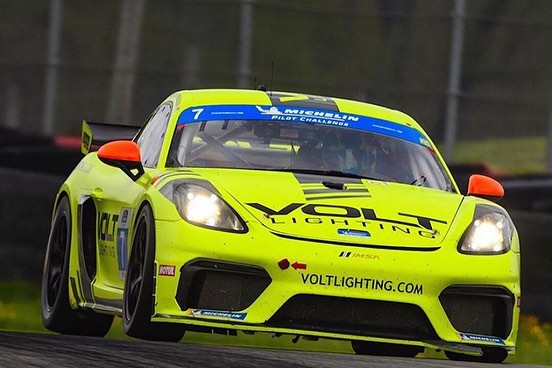 No. 7 VOLT Lighting-sponsored Porsche 718 Cayman GT4 Clubsport