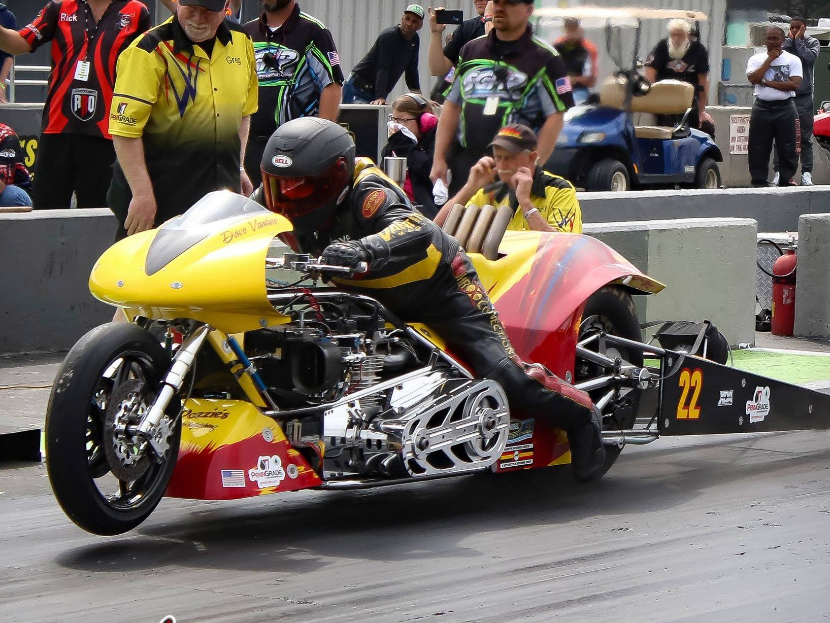 Dave Vantine Top Fuel Motorcycle