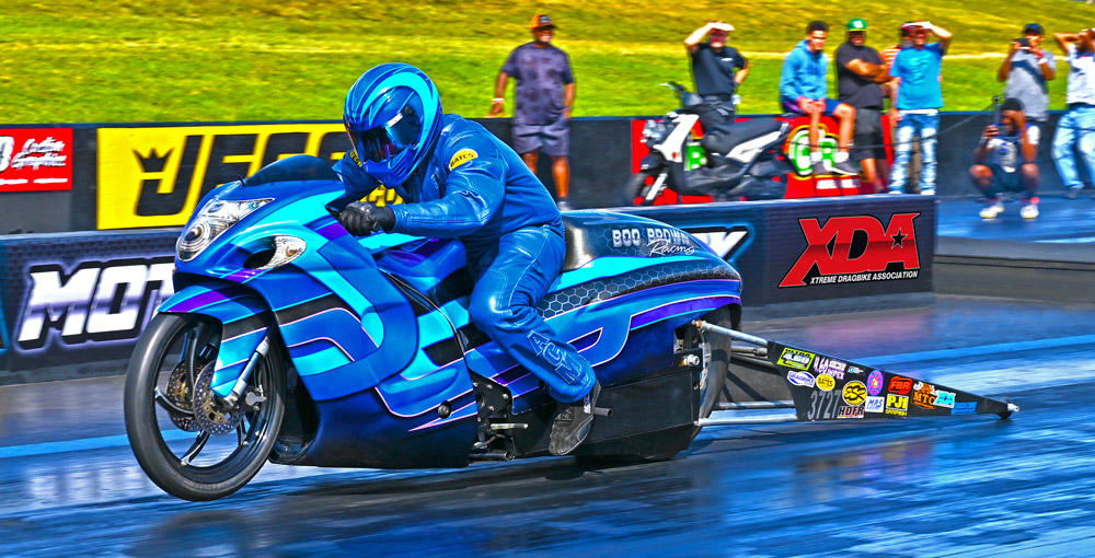 Boo Brown, Drag Bike Racing