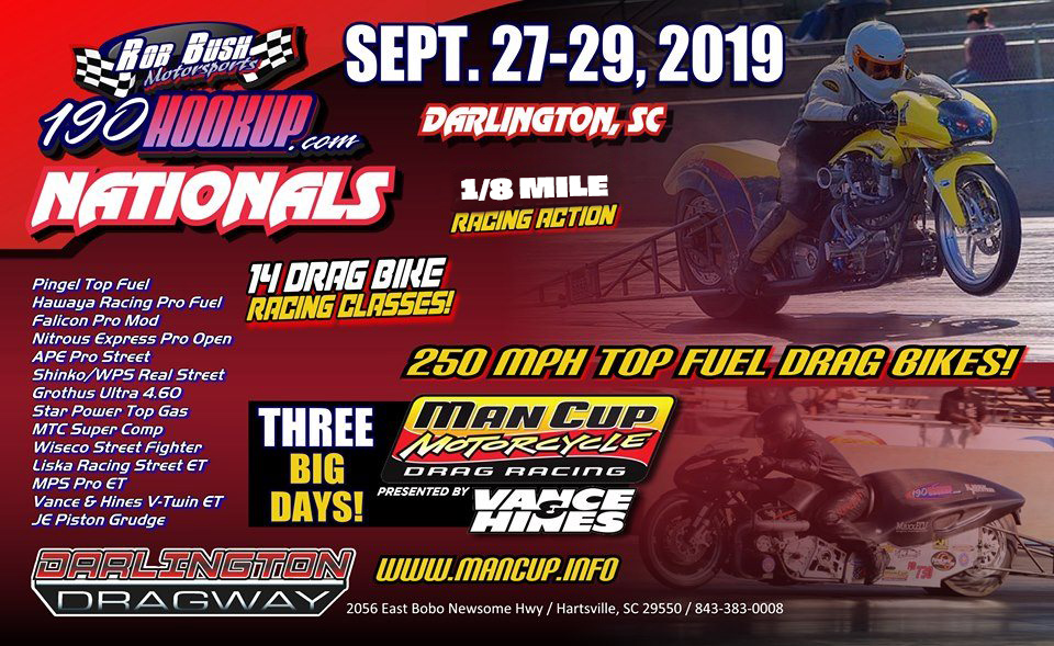 Man Cup Darlington Dragway