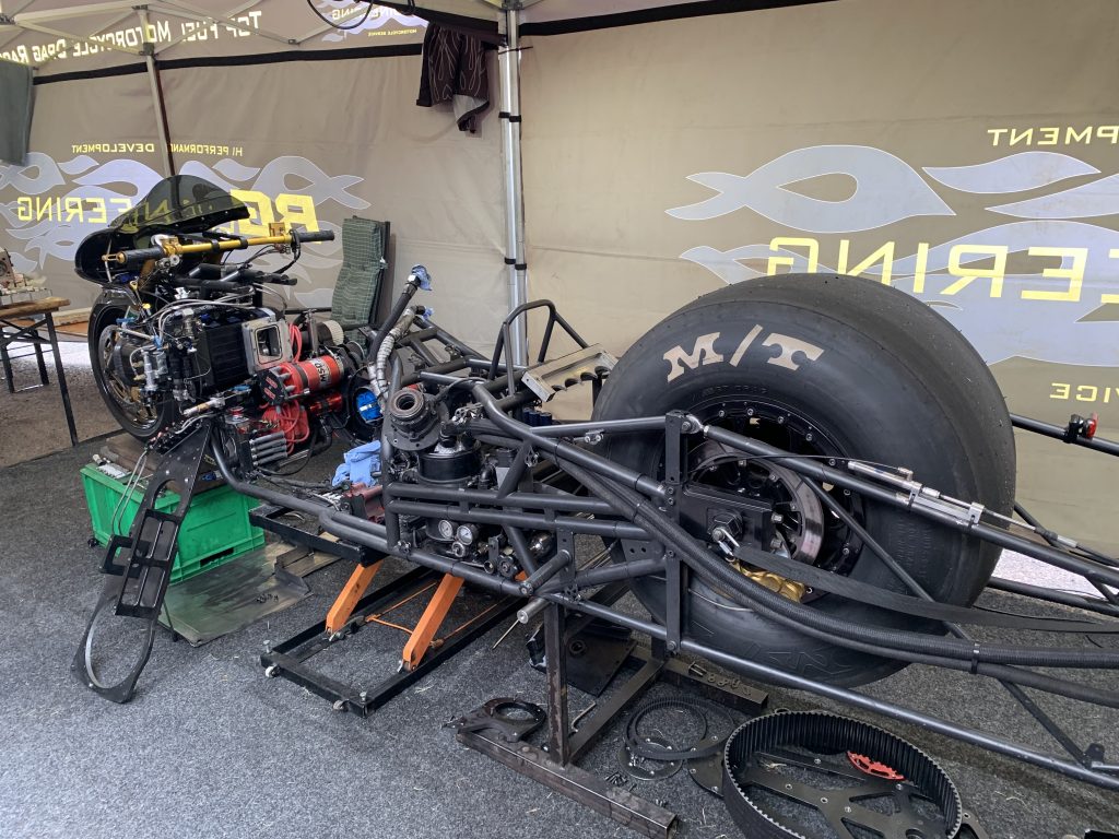 Rikard Gustafsson Top Fuel Motorcycle Pits
