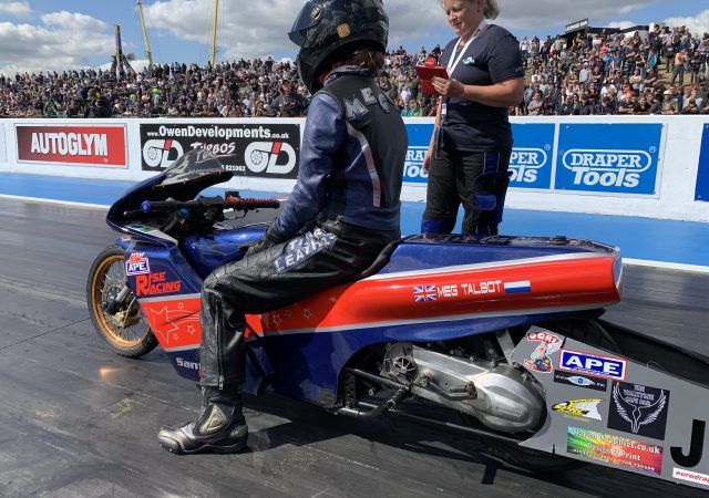Junior Drag Bike Racing Meg Talbot