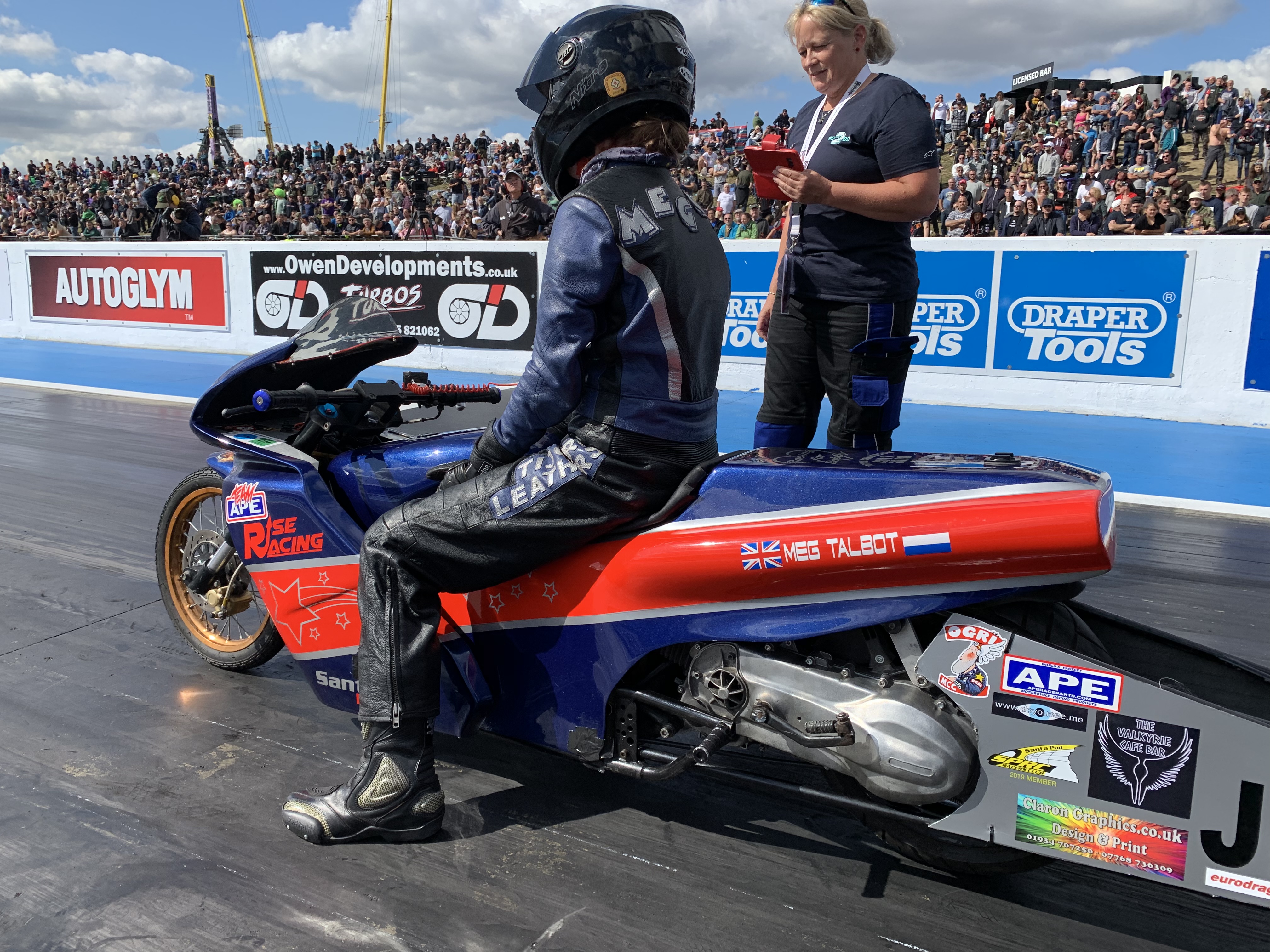 Junior Drag Bike Racing Meg Talbot