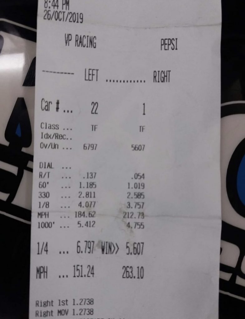 Larry McBride World Record Time Ticket