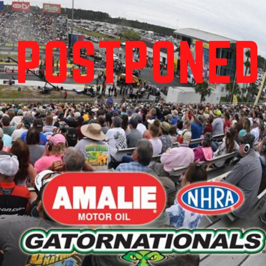 Gatornationals Postponed