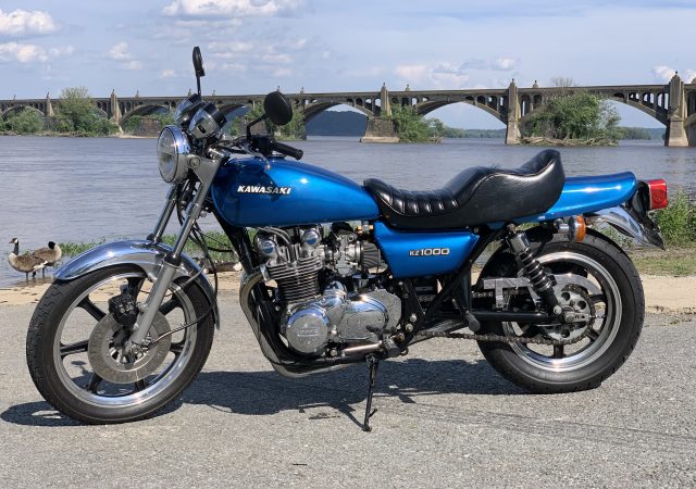 Restored Kawasaki KZ1000