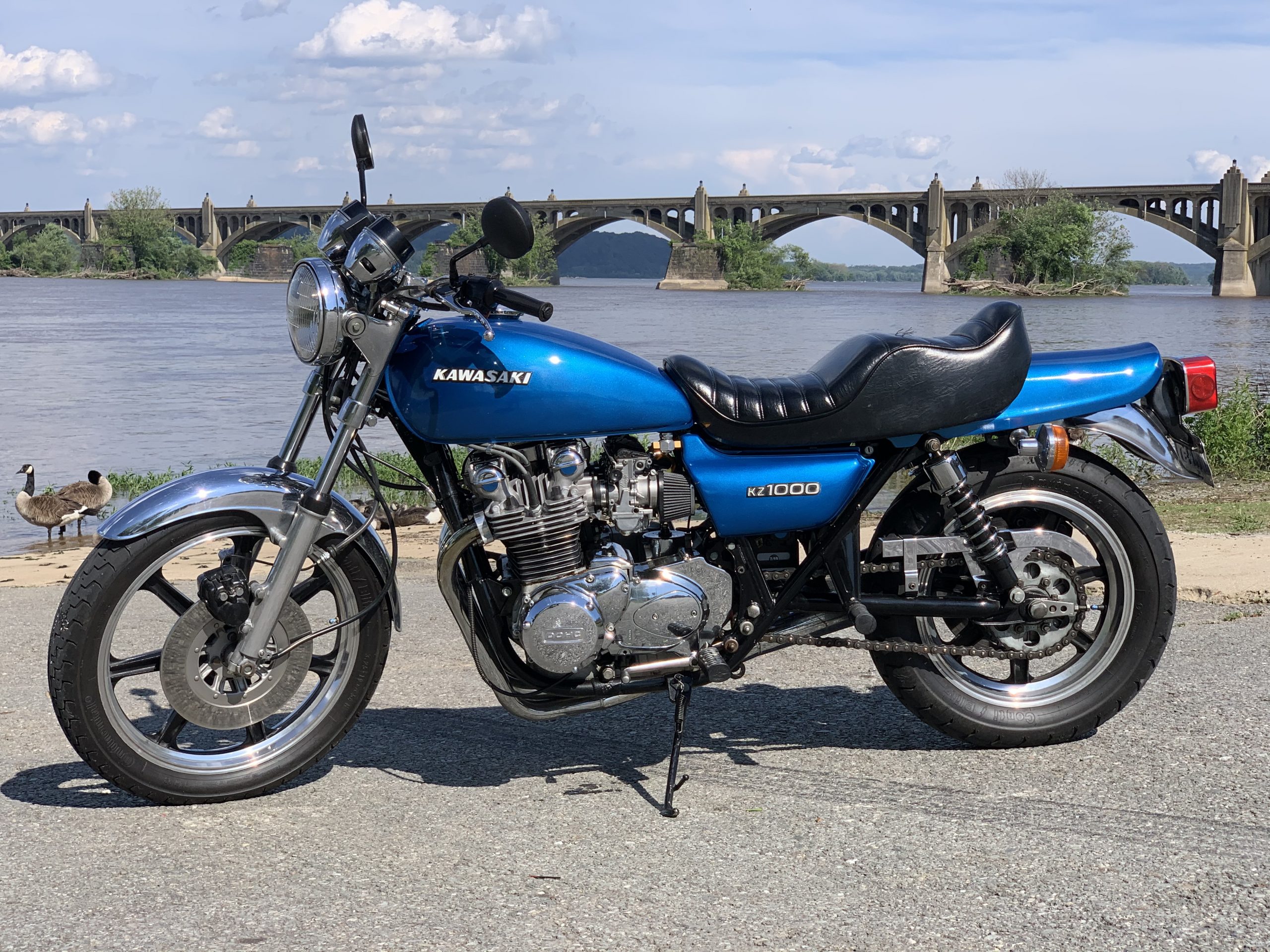 Restored Kawasaki KZ1000