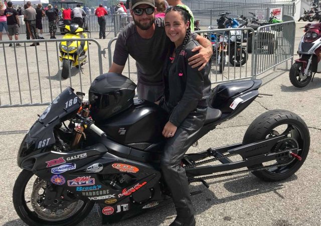 Alisha Malone drag racing